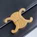 Celine Teen Triomphe Bag shiny calfskin Black/brown #B69112