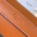 Celine Teen Triomphe Bag shiny calfskin Black/brown #B69112