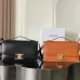 Celine Teen Triomphe Bag shiny calfskin Black/brown #B69112