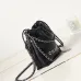 Chanel 22 mini handbag, Shiny calfskin &amp; gold-tone metal  #A49199