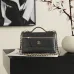 Chanel 5346 Small Vanity Bag Crocodile Embossed Calfskin Gold Chain 19cm #B67265