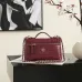 Chanel 5346 Small Vanity Bag Crocodile Embossed Calfskin Gold Chain 19cm #B67265