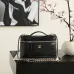 Chanel 5347 Medium Vanity Bag Crocodile Embossed Calfskin Gold Chain 23cm #B67264