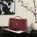 Chanel 5347 Medium Vanity Bag Crocodile Embossed Calfskin Gold Chain 23cm #B67264