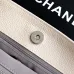 Chanel Cerf Tote Bag Leather Handbag 24x36x14cm #A63844