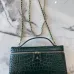 Chanel Croc Embossed Top Handle Bag For Women AP5528 25cm×15cm×5cm #B69303