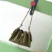 Chanel Hobo Shoulder Bag  Hippie Style Vintage Gold Coin Button Drawstring Bucket Bag #A59440