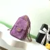 Chanel Mini Suede Bucket Bag  Retro Coin Button  Drawstring  Quilted  Classic Chain #A60143