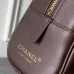 Chanel Boston Bowling Bag Calfskin Large Shoulder Handbag AS6580 17‑29‑10 #B67899
