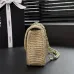 Chanel Coco Beach Woven Flap Chain Shoulder Bag AS6088 16‑25.5‑7 #B67896