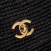 Chanel Coco Beach Woven Flap Chain Shoulder Bag AS6088 16‑25.5‑7 #B67896