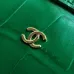 Chanel Croc‑Embossed Boston Tube Bowling Chain Crossbody AP5480 12‑19‑9 #B67903
