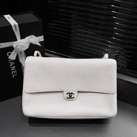 Chanel Maxi CF Flap Caviar Leather Large Shoulder Crossbody AS6233 26‑38.5‑11 #B67902