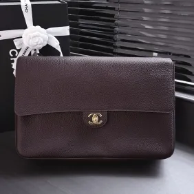 Chanel Maxi Flap Caviar Leather Shoulder Handbag AS6233 26‑38.5‑11 #B67894
