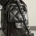 Chanel Mini Hobo 5631 Shiny Denim Leather Chain Shoulder Bag 5631, 21-22-11 cm #B67263