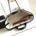 Chanel Shopping Tote Bag Calfskin Chain Shoulder Handbag AS6200 #B67895