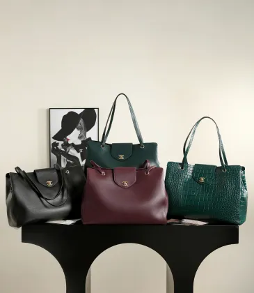 Chanel Supermodel Tote Grained Calfskin Gold CC Logo Handbag AS6245, 36-46-20 cm #B67260