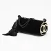 Chanel Velvet Tassel Tube Evening Bag Chain Shoulder Crossbody 5310 12‑23.5‑12 #B67904