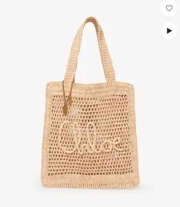 Chloe Straw Tote Bag with Brand Logo Stylish Summer Accessory for Fashion Lovers #A54168 Chloe Straw Tote Bag with Brand Logo Stylish Summer Accessory for Fashion Lovers #A54168