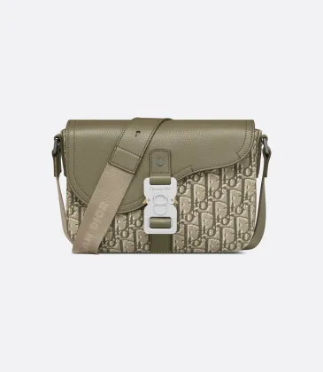 D-ior Olive Green Oblique Pattern Crossbody Bag With Signature Lock Design size:23×17×6cm #A54106 D-ior Olive Green Oblique Pattern Crossbody Bag With Signature Lock Design size:23×17×6cm #A54106