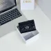 Dior Caro Glycine Wallet S4206 Grey 11x2.5x7.5cm #A62935