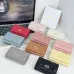 Dior Caro Glycine Wallet S4206 Grey 11x2.5x7.5cm #A62935