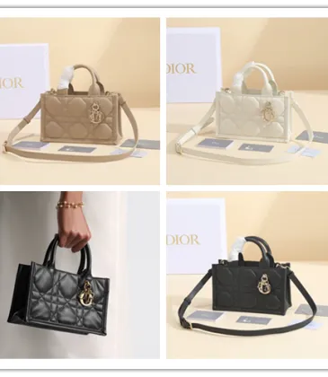 D-ior Lady D - Joy Bags In Varied Colors And Quilted Design size:21×13×7cm #A53704 D-ior Lady D - Joy Bags In Varied Colors And Quilted Design size:21×13×7cm #A53704