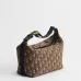 Dior Jett Vintage Oblique Jacquard Shoulder Bag Gold CD Buckle Mini Underarm Handbag #A65968