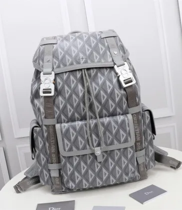 D-ior Gray Patterned Backpack With Functional Pockets And Adjustable Straps size:43×51×20cm #A54103 D-ior Gray Patterned Backpack With Functional Pockets And Adjustable Straps size:43×51×20cm #A54103