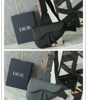 D-ior Embossed Pattern Saddle Bags In Black And Gray For Sophisticated Accessorizing #A50069 D-ior Embossed Pattern Saddle Bags In Black And Gray For Sophisticated Accessorizing #A50069
