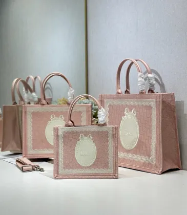 Dior Toile de Jouy Garden Embroidery Canvas Book Tote Bag #A65911 Dior Toile de Jouy Garden Embroidery Canvas Book Tote Bag #A65911