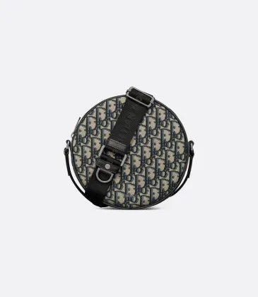 D-ior Round Bag With Iconic Oblique Pattern And Adjustable Strap For Fashion Lovers size:20×20×7cm #A54114 D-ior Round Bag With Iconic Oblique Pattern And Adjustable Strap For Fashion Lovers size:20×20×7cm #A54114