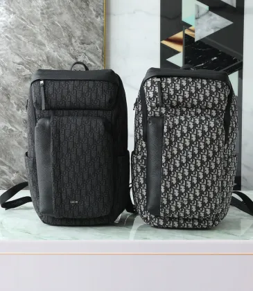 D-ior Oblique Pattern Backpack With Leather Accents For Urban Style size:32×46×7cm #A54065 D-ior Oblique Pattern Backpack With Leather Accents For Urban Style size:32×46×7cm #A54065