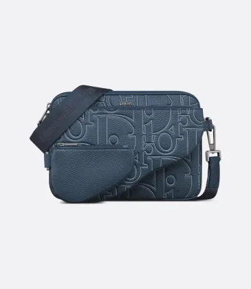 D-ior Explorer Leather Crossbody Bag With Signature Monogram Embossing size:23×16×4cm #A53670 D-ior Explorer Leather Crossbody Bag With Signature Monogram Embossing size:23×16×4cm #A53670