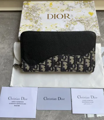 Elegant D-ior Long Wallet with Signature Patterns and Premium Leather Craftsmanship #A50106 Elegant D-ior Long Wallet with Signature Patterns and Premium Leather Craftsmanship #A50106