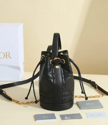 D-ior Bucket Bag in Black Quilted Leather With Gold Hardware for Sophisticated Style #A50087 D-ior Bucket Bag in Black Quilted Leather With Gold Hardware for Sophisticated Style #A50087