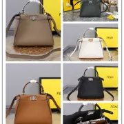 Fendi Handbag Peekaboo Mini Cuoio Romano leather Size:23*18*11cm #A49095 Fendi Handbag Peekaboo Mini Cuoio Romano leather Size:23*18*11cm #A49095