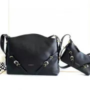 Givenchy Black Leather Shoulder Bags With Distinctive Metal Accents For Fashionistas #A52343 Givenchy Black Leather Shoulder Bags With Distinctive Metal Accents For Fashionistas #A52343