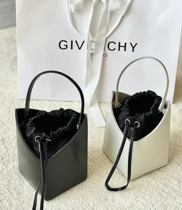 Givenchy Two Tone Leather Bucket Bags With Drawstring Closure #A52345 Givenchy Two Tone Leather Bucket Bags With Drawstring Closure #A52345