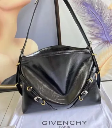 Givenchy Black Leather Shoulder Bag With Signature Hardware #A52355 Givenchy Black Leather Shoulder Bag With Signature Hardware #A52355