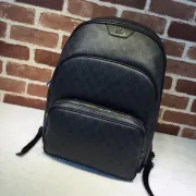Gucci Black GG Supreme Canvas Backpack Iconic Luxury Travel Essential size:31×40×20cm #A54123 Gucci Black GG Supreme Canvas Backpack Iconic Luxury Travel Essential size:31×40×20cm #A54123