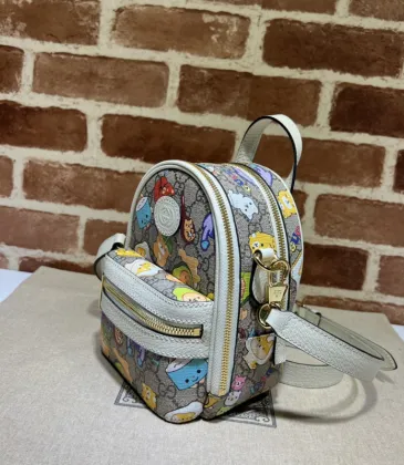 Gucci GG Canvas Mini Backpack With Colorful Cartoon Character Prints #A52727 Gucci GG Canvas Mini Backpack With Colorful Cartoon Character Prints #A52727