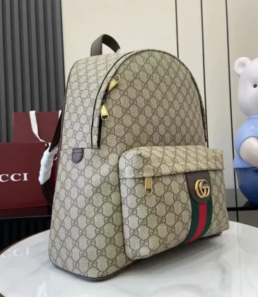Gucci GG Supreme Canvas Backpack With Web Stripe And Double G Detail size:36×41×18cm #A53743 Gucci GG Supreme Canvas Backpack With Web Stripe And Double G Detail size:36×41×18cm #A53743