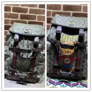 Gucci Original 690999 Backpack | Cute Cat Print GG Supreme Canvas Travel Bag #A60250 Gucci Original 690999 Backpack | Cute Cat Print GG Supreme Canvas Travel Bag #A60250