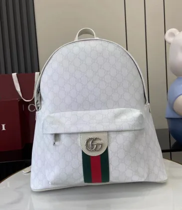 Luxury Gucci Backpack With Iconic GG Pattern And Web Stripe Design size:36.5×41×18cm #A53844 Luxury Gucci Backpack With Iconic GG Pattern And Web Stripe Design size:36.5×41×18cm #A53844