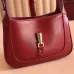 Gucci 637091 Mini Hobo Shoulder Bag Smooth Leather Gold Hardware 19cm #B67272