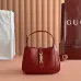 Gucci 637091 Mini Hobo Shoulder Bag Smooth Leather Gold Hardware 19cm #B67272
