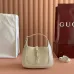 Gucci 637091 Mini Hobo Shoulder Bag Smooth Leather Gold Hardware 19cm #B67272