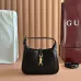 Gucci 637091 Mini Hobo Shoulder Bag Smooth Leather Gold Hardware 19cm #B67272