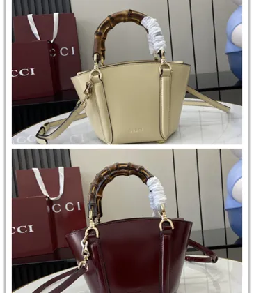 Gucci Bamboo Top Handle Bag 805832 Red 16x14x11.5cm #A62931 Gucci Bamboo Top Handle Bag 805832 Red 16x14x11.5cm #A62931